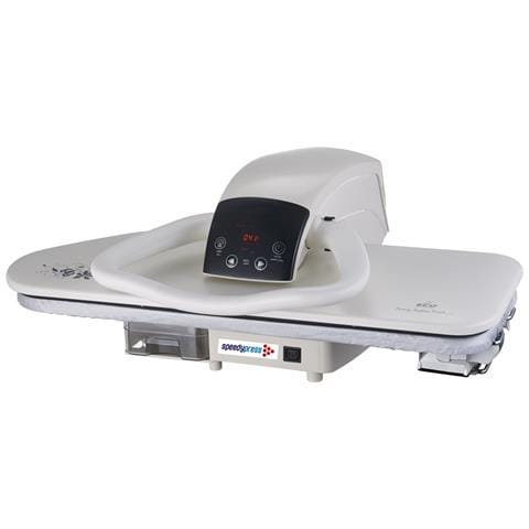 Speedypress Pressa Da Stiro Professionale 90hd Per Carichi Pesanti 91cm (+ Ricambio Per Copertura Gratuita E Telo Imbottito E Cartuccia Filtro Dell'acqua)
