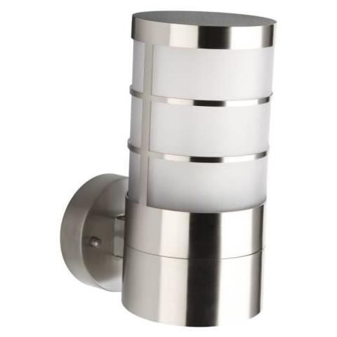 Lanterna Da Parete Calgary Acciaio Inox 1 X 14 W 230 V - Foto 1