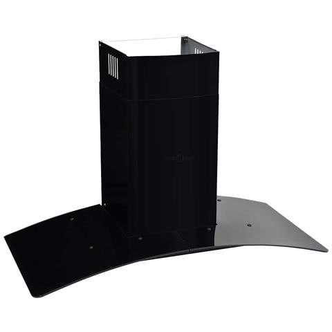 Cappa Aspirante A Muro Acciaio Inox 756 M³ / h 90 Cm Nera - Foto 2