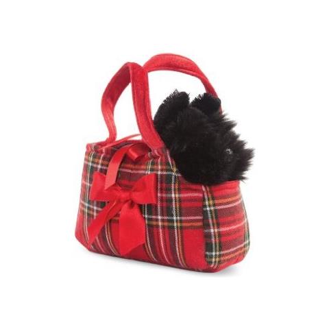 Animali In Borsetta - Scottie In Tartan Bag 22 Cm - Foto 1