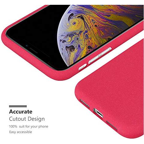 Custodia Compatibile Con Apple Iphone Xs Max In Frost Rosso - Coperchio Protettivo In Silicone Tpu Flessibile - Foto 2