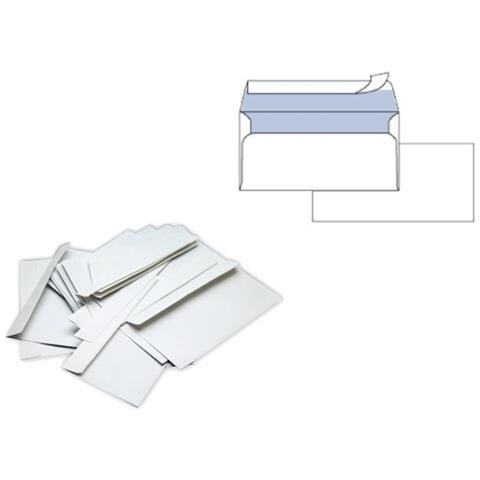 ver Buste Bianche 110x230mm S / finestra 90gr + Strip Da 500pz - Foto 1