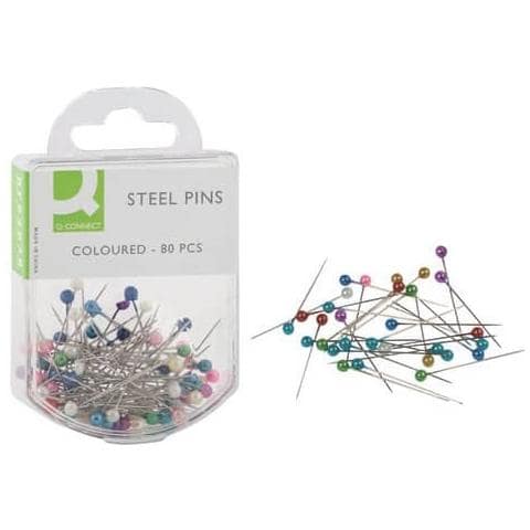 Spilli A Testa Sferica 30 Mm Assortiti Scatola Da 80 Pezzi - Kf02038 - Foto 1