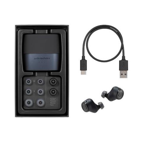 AUDIO-TECHNICA - Audio Technica Cuffie Wireless Ath-anc300tw Microfono  Integrato, In-ear, Eliminazione Del Rumore, Bluetooth, Nero - ePRICE