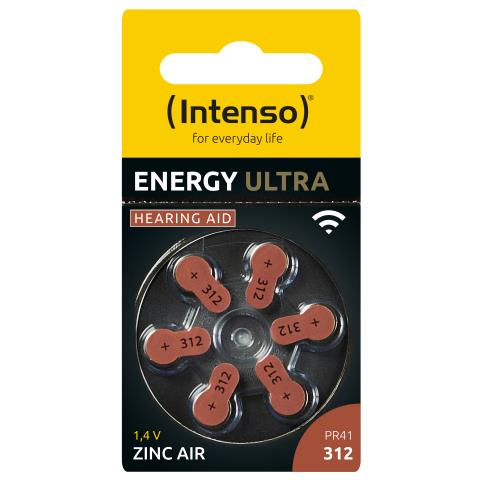 Energy Ultra A312 Pr41 Pila A Bottone Per Apparecchi Acustici Blister Da 6 7504436 - Foto 2