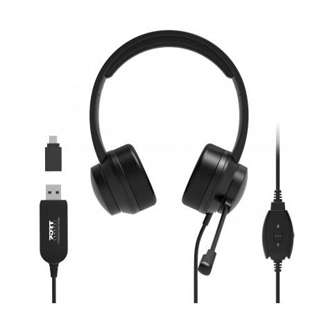 901605 cuffia e auricolare Cablato A Padiglione USB tipo A Nero - Foto 7