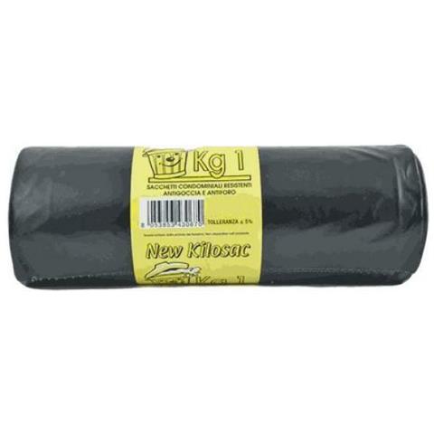Sacchi Polietilene Nettezza Urbana Pesanti 70 X 110 Nero - Rt. 1 Kg - Foto 1
