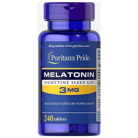 Melatonina 3 Mg 240 Compresse Puritans Pride - Foto 1