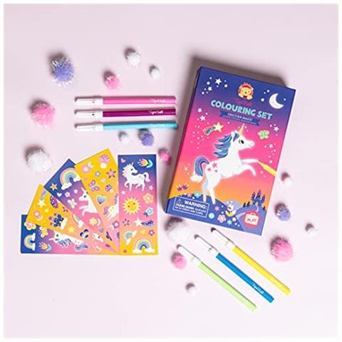 Set Da Colorare Unicorn Magic, Blu - Foto 2