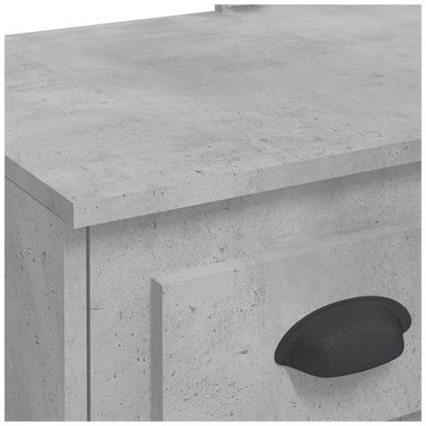 Toeletta Con Luci Led Grigio Cemento 90x42x132,5 Cm - Foto 10