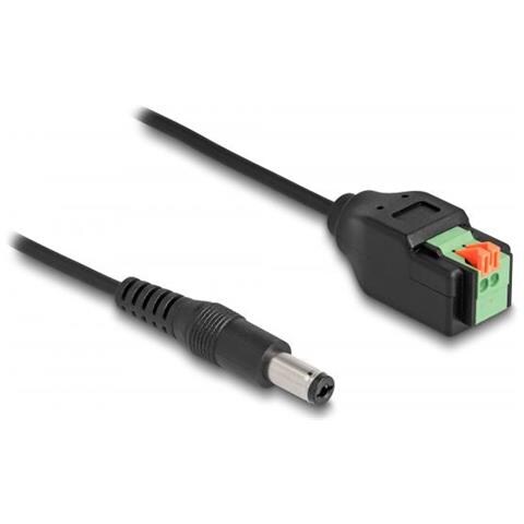 Delock Cavo Cc Da 2,1 X 5,5 Mm Da Spina A Adattatore Per Morsettiera - Foto 1