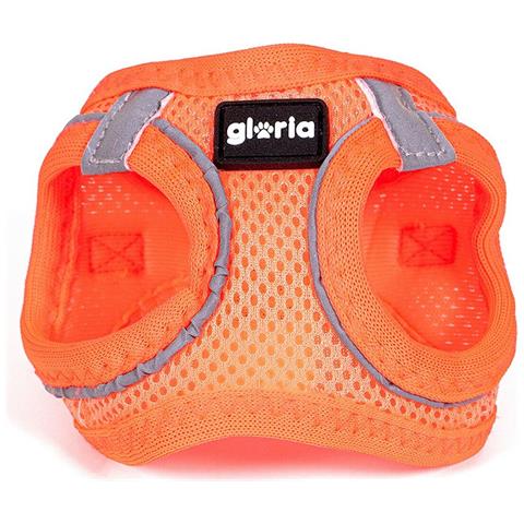 Imbracatura Per Cani Air Mesh Trek Star Regolabile Arancio L (33,4-35 Cm) - Foto 2