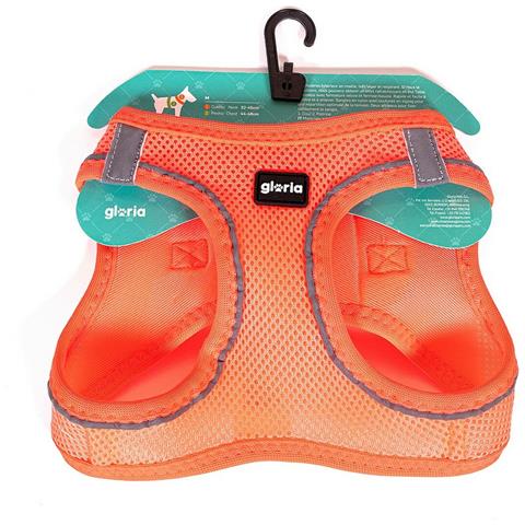 Imbracatura Per Cani Air Mesh Trek Star Regolabile Arancio L (33,4-35 Cm) - Foto 4