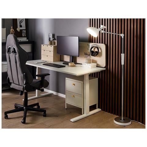 Lampada Da Terra A Led Andromeda Con Dimmer Metallo Bianco - Foto 1