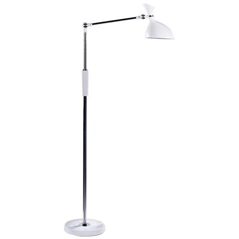 Lampada Da Terra A Led Andromeda Con Dimmer Metallo Bianco - Foto 8