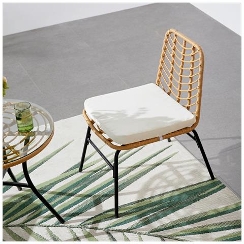 Tolede Set Di Mobili Da Giardino A 2 Posti Effetto Rattan - Foto 8
