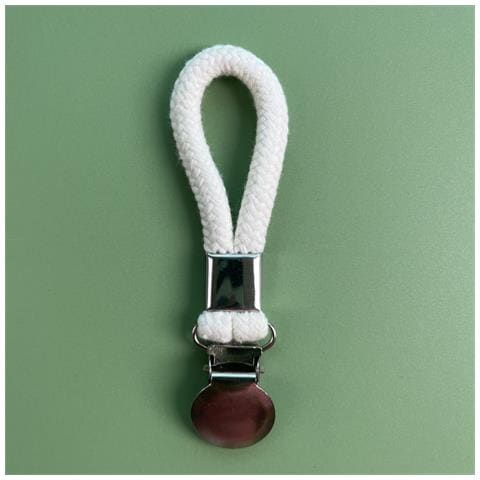 Clip Metalliche Multifunzionali In Acciaio Inossidabile Da 2 Confezioni Con Corda Di Cotone White - Foto 2