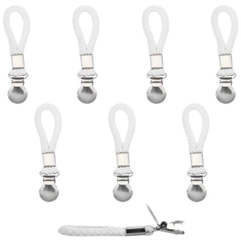 Clip Metalliche Multifunzionali In Acciaio Inossidabile Da 2 Confezioni Con Corda Di Cotone White - Foto 5