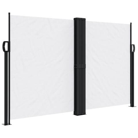 Tenda Laterale Retrattile Bianca 140x1200 Cm - Foto 2