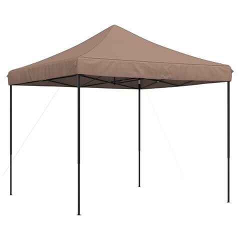 Tenda Da Festa Pieghevole Pop-up Marrone 292x292x315 Cm - Foto 2