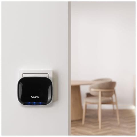 Campanello Senza Fili 110-240v / Pulsante A Batteria Nero Va0286 - Foto 2