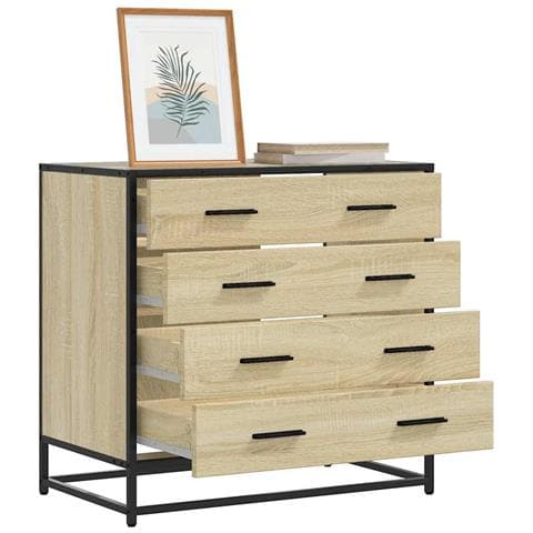 Cassettiera Rovere Sonoma 70x41x70 Cm In Legno Multistrato - Foto 1