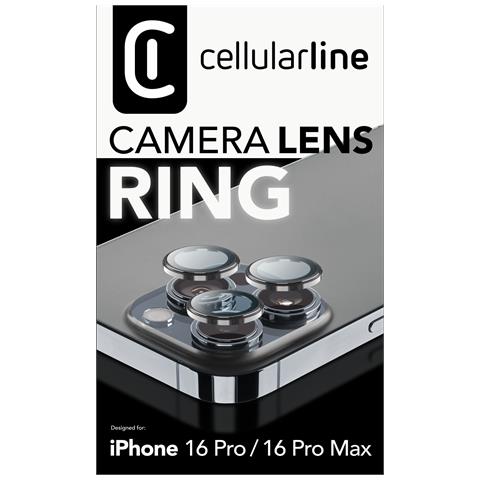 Camera Lens Ring - iPhone 16 Pro / 16 Pro Max Vetro temperato per la protezione della fotocamera - Foto 4
