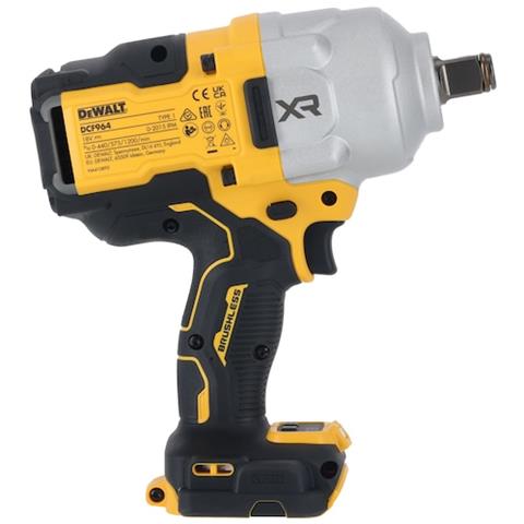 DCF964NT-XJ avvitatore a batteria 3/4" 1200 Giri /min 1925 Nm Nero, Giallo 1100 W - Foto 2