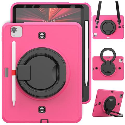 Custodia Per Ipad Pro 11"" Con Cintura Regolabile E Spazio Per Stilo - Rosa Elegante - Foto 1