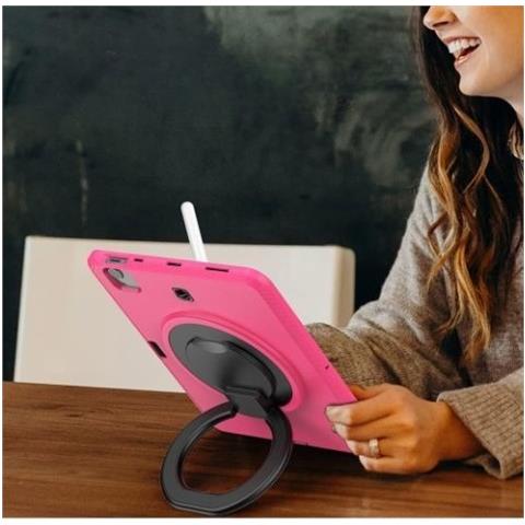 Custodia Per Ipad Pro 11"" Con Cintura Regolabile E Spazio Per Stilo - Rosa Elegante - Foto 4