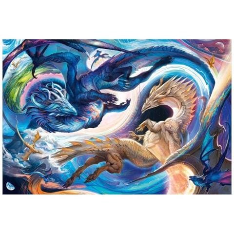 Puzzle Da 5000 Pezzi: Drago Di Giorno E Di Notte, Dai 14 Anni In Su, Draghi, 12000813, - Foto 1