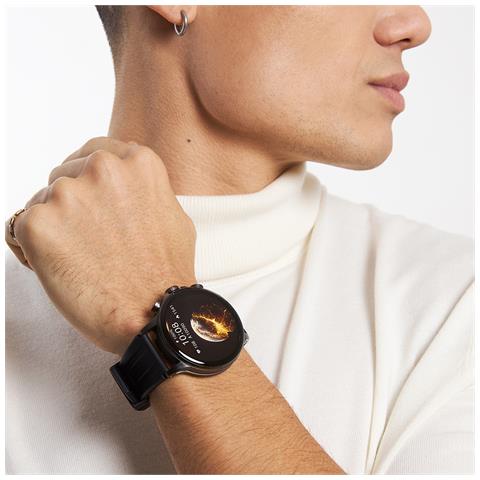 Orologio Connesso Multifunzionale Ip68 Modello Rotondo, Nero - Foto 5