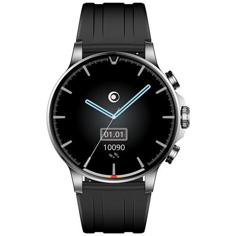 Orologio Connesso Multifunzionale Ip68 Modello Rotondo, Nero - Foto 1