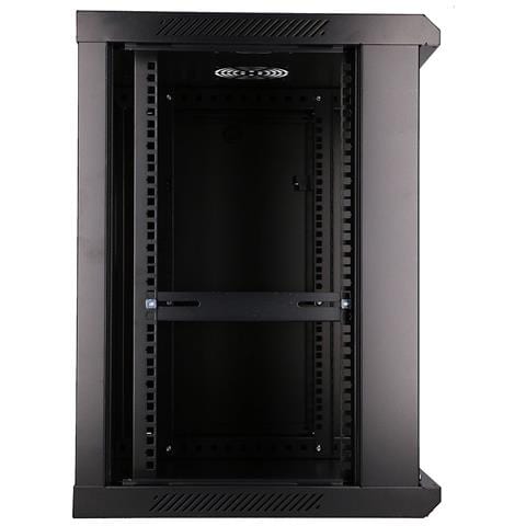 Extralink Armadio per montaggio rack 12U 600x450 Nero montaggio a parete, Da parete, 12U, 60 kg, Lucchetti, Nero - Foto 7