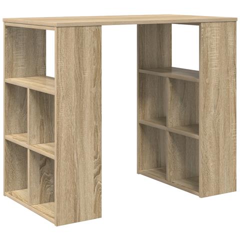 Scrivania ad angolo rovere Sonoma MDF Medio - Foto 1