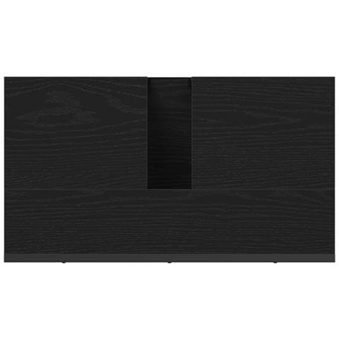 Mobiletto da Lavandino Rovere Nero 60x33x60 cm Legno Ingegnerizzato - Foto 9