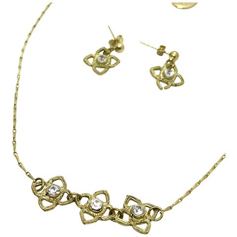 Set Mismy: Girocollo E Orecchini In Oro E Cristallo; Colore Cristallo Sw - Foto 2