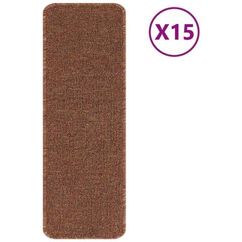 Tappetini Antiscivolo per Scale 15 pcs Giallo 60 x 25 cm PP - Foto 1