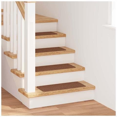 Tappetini Antiscivolo per Scale 15 pcs Giallo 60 x 25 cm PP - Foto 2