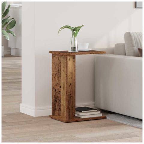 Tavolino Legno vecchio 35 x 25 x 50 cm Legno multistrato - Foto 2