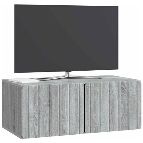 Mobile Porta TV da Muro Grigio Sonoma 78,5 x 41 x 30 cm - Foto 2