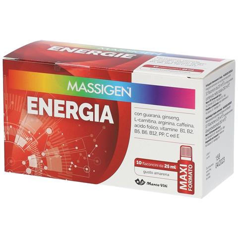 Massigen Energia 10 Flaconi da 25 ml - Foto 4