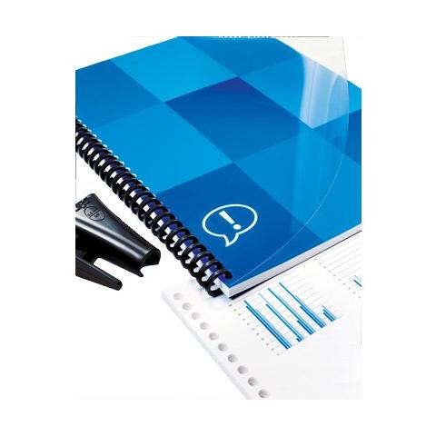 conf. 50 Dorsi plastici ClickBind a 34 anelli nero 387357E - Foto 1