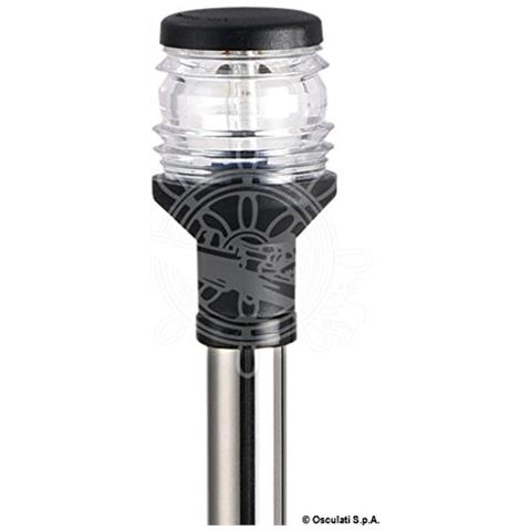 Asta inox telescopica fanale plastica nera - Foto 1