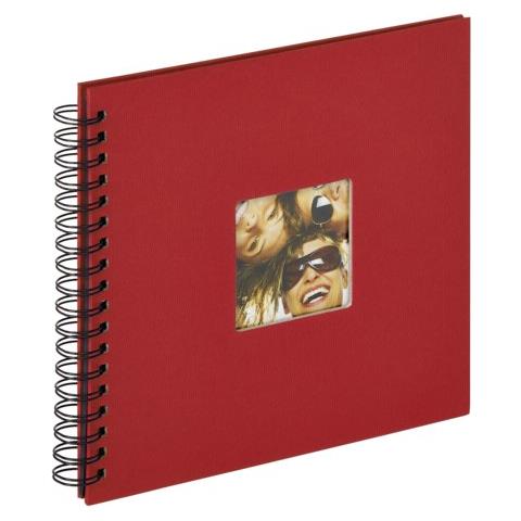 Fun rosso spirale 26x25 40 pagine nere SA108R - Foto 1