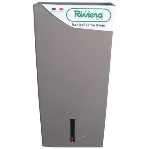 Pot De Fleurs Carr Eva New En Plastique - 28 X 28 X H 52 Cm - 31 L - Taupe - Foto 2