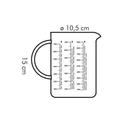 Brocca In Vetro C / scala Graduata 10lt Delicia - Foto 2