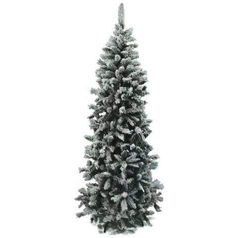 Albero Di Natale Innevato Modello Monterey Slim H. 180 Cm - Foto 1