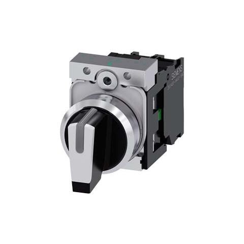 Selettore Illuminabile 22 Mm Bianco 3 Posizioni 3su11502bl601na0 - Foto 1