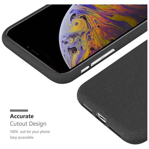 Cadorabo Custodia Compatibile Con Apple Iphone Xs Max In Frost Nero - Coperchio Protettivo In Silicone Tpu Flessibile - Foto 11